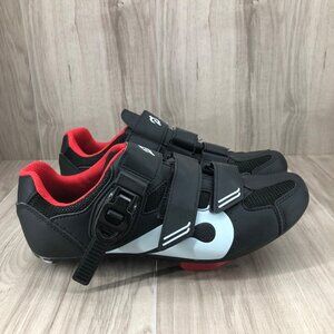 Peloton Altos Cycling Shoes Womens EU 39 Black Quick Ratchet Clip Shoes